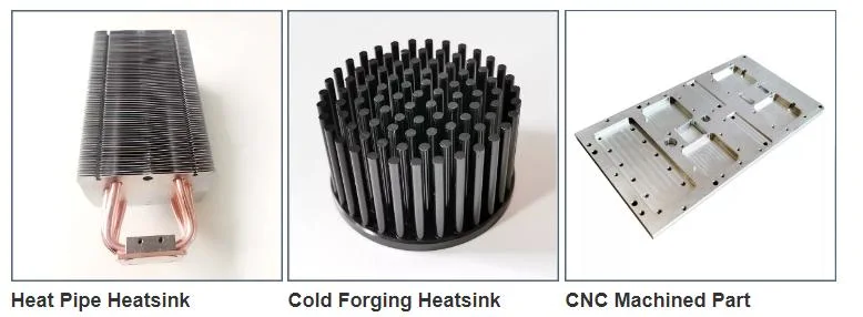 Custom 6063 Anodized Enclosure Aluminum Extrusion Heat Sink, CNC Milling Aluminum Extrusion Heatsink