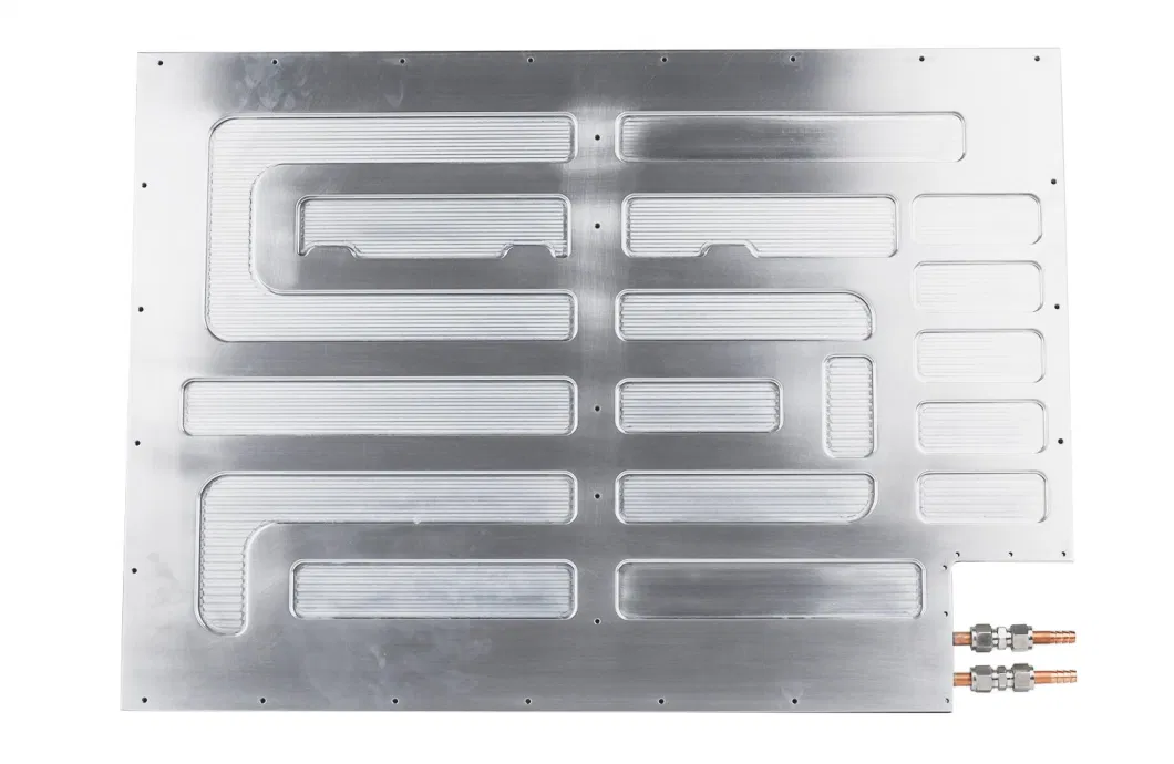 Prototype Power Aluminum Liquid Cooled Plate IGBT Copper Tube Water Cold Plate