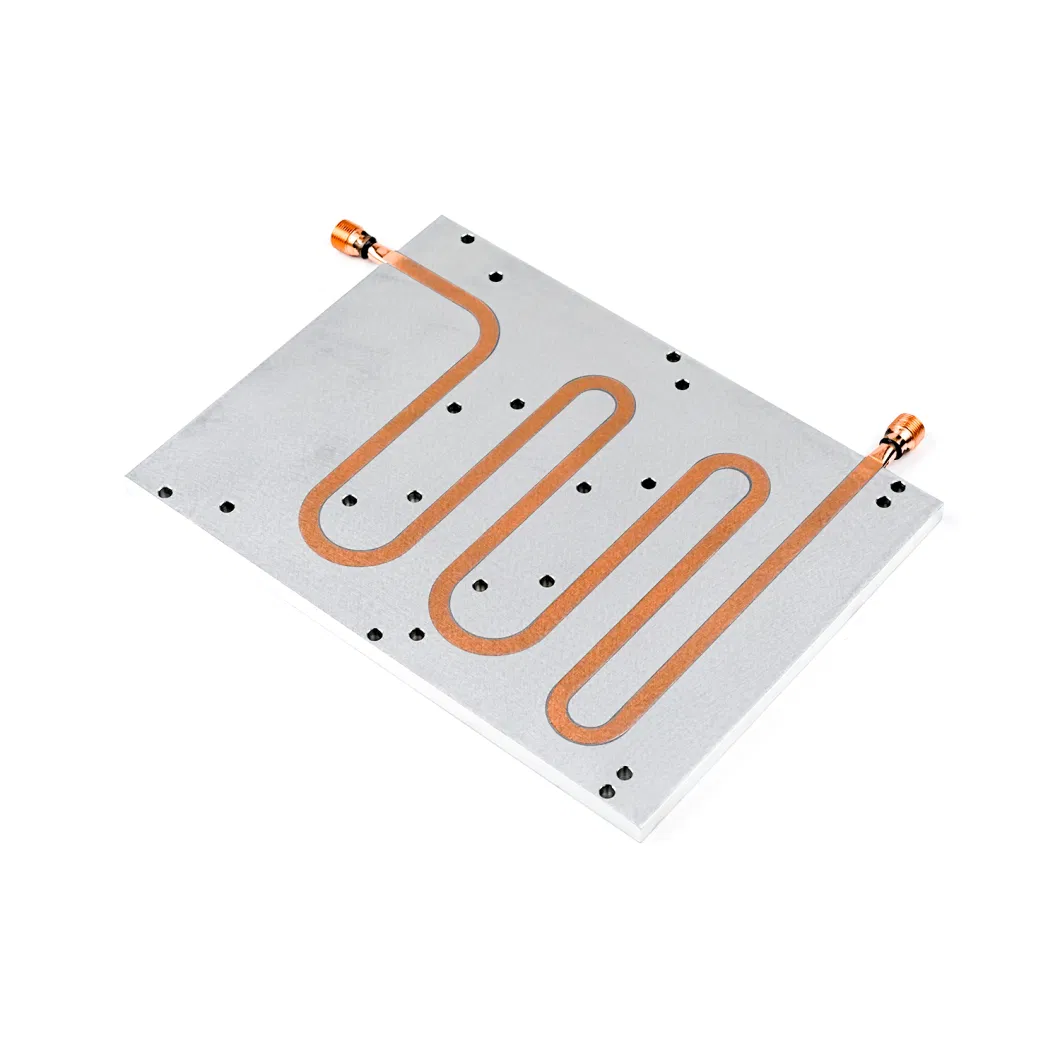 Aluminum Alloy Plate Cooler Liquid Cold Plate Copper Tube Cooling Plate
