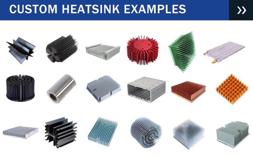 Custom Skived Copper Heat Sink with Copper Fin for Cooling Equipment
