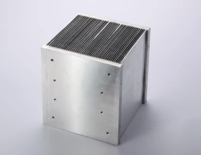 Al6063 Anodized Aluminum Bonded and Fold Friction Welding Extrusion Heat Sink