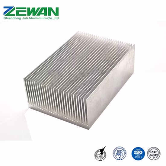 Aluminum Zipper Fins Aluminium Heat Pipe Heat Sink for Cooling Fan