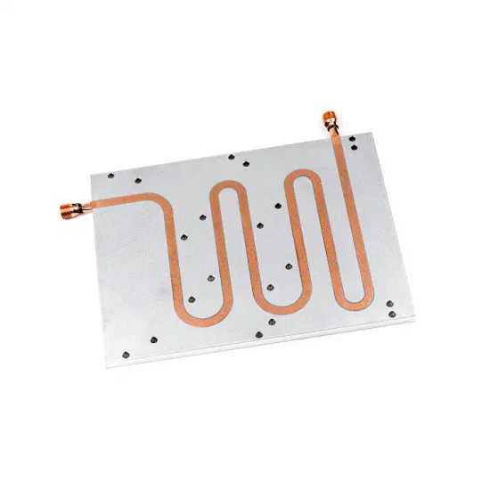 Aluminum Alloy Plate Cooler Liquid Cold Plate Copper Tube Cooling Plate