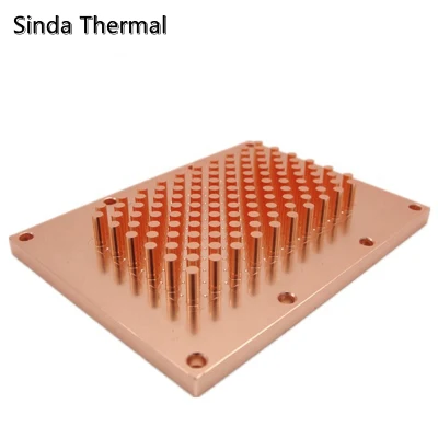 Aluminum/Copper Cold Forged Pin Fin Electronic Heat Sink for LED