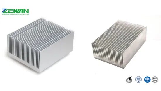 Aluminum Zipper Fins Aluminium Heat Anodized Aluminum Heat Sink for Cooling Fan